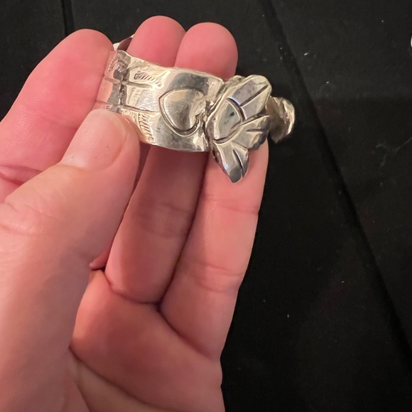 Bill Kirkham Agate Sterling Silver Cuff Bracelet - Picture 9 of 9